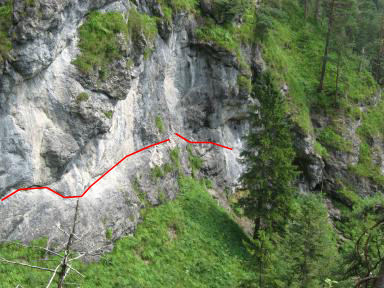 Hausbachfall Klettersteig Bild 11