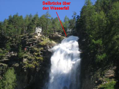 Klettersteig Stuibenfall Bild 21